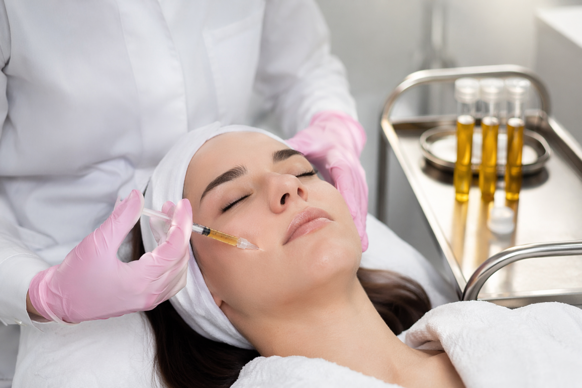 Zabieg kosmetyczny w klinice medycznej